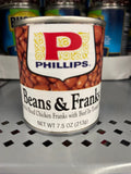 6 CANS Phillips Beef & Tomato Sauce Beans & Franks 7.5 oz Beanee Weenee