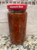 Howards HOT Pepper Relish 11 oz Jar Green Red Peppers Sandwich Dip