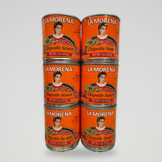 6 Cans of La Morena Chipotle Sauce, 7 oz