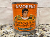 6 CANS La Morena Sliced Green Pickled Jalapeno Peppers 7 oz Can Chilies