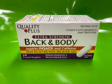 6 Bottles Quality Plus Extra Strength Back Body Pain Reliever 24 Coated Caplets