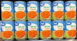 12 CANS Great Value Sliced Carrots 14.5 oz Can Vegetable Salad Juice