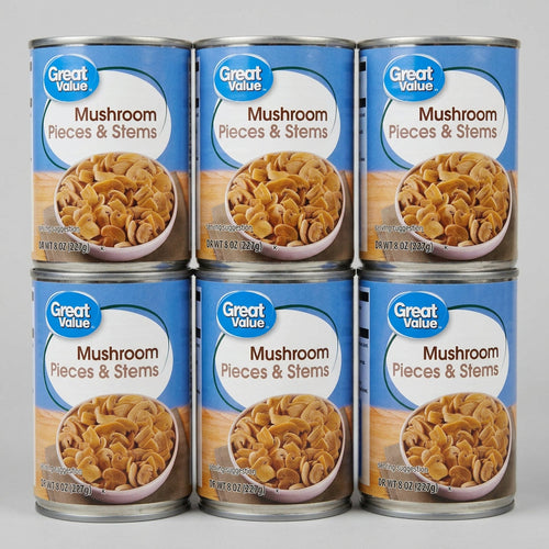 Great Value Mushroom Pieces & Stems, 8 oz