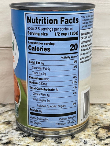 6 Cans of Great Value Sliced Carrots, 14.5 oz