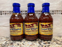 3 BOTTLES Tay's Sweet 'N Smokey Southern BBQ Sauce 16 oz Barbecue