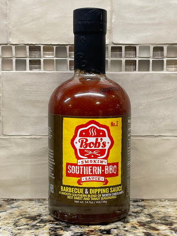 3 BOTTLES Bob's Smokin Southern BBQ #2 Original Sauce 14.7 oz Dip