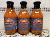 3 BOTTLES Hickory Mountain BBQ Sauce 16 oz Dip Pork Chicken Dip