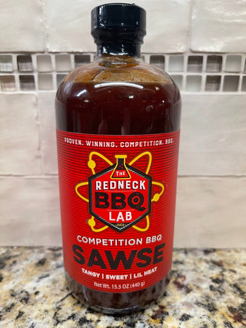 3 BOTTLES Redneck Labs BBQ Competition Sawse Barbeque Sauce 15.5 oz