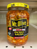 3 JARS Mount Olive MILD Pickle Salsa 16 oz Mt Olive Relish Cubes