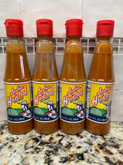 4 BOTTLES Salsa Huichol Traditional Hot Sauce 6.5 oz Pepper Marinade Dip