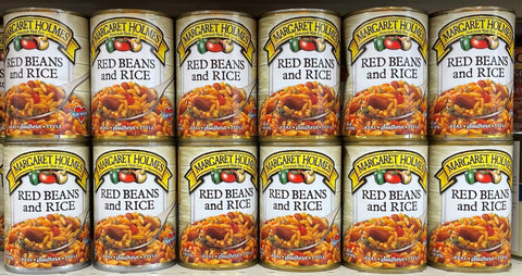 12 CANS Margaret Holmes Southern Style Red Beans and Rice 15 oz Can