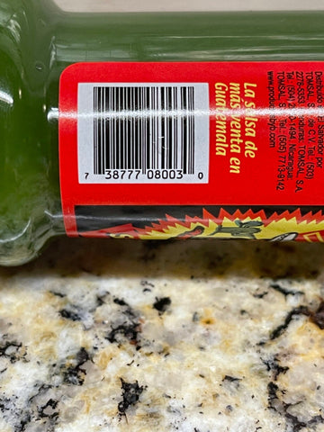 4 BOTTLES Picamas Verde Hot Sauce Salsa Brava 7.05 oz Green Pepper