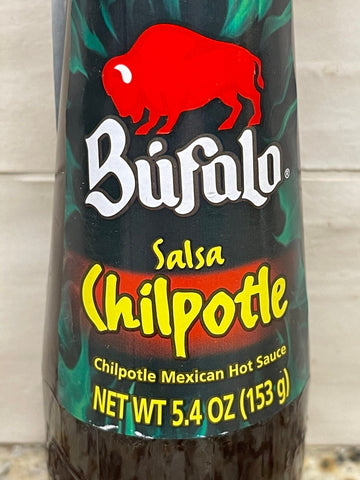 4 BOTTLES BUFALO Salsa Chipotle Hot Sauce 5.4 oz Pepper Smoke