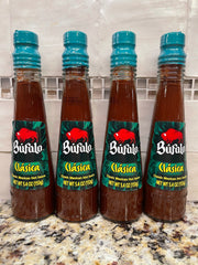 4 BOTTLES BUFALO Salsa Picante Clasica Hot Sauce 5.4 oz Pepper