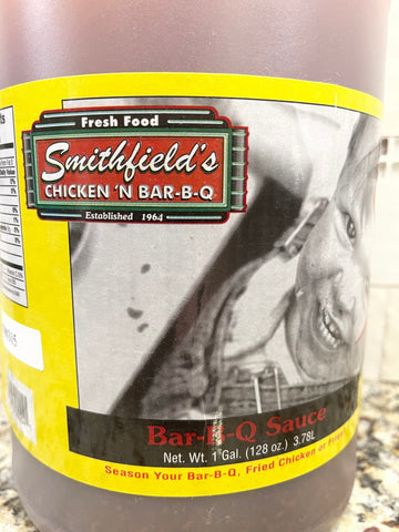 1 Gallon Smithfields Chicken 'N Bar-B-Q Vinegar Sauce 128 oz BBQ Pork Dip SCNB