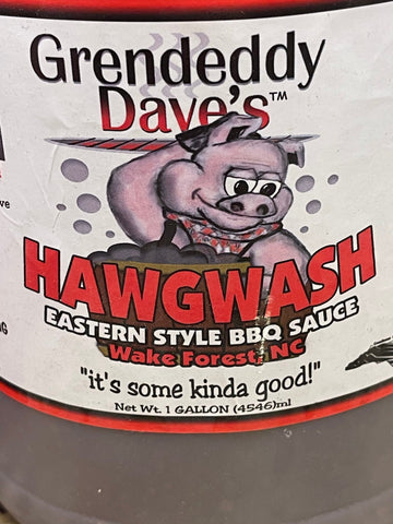 1 Gallon Grendeddy Daves Hawgwash BBQ Sauce 128 oz BBQ Pork Dip