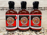 3 BOTTLES Willboy's Original Barbecue Sauce 16 oz BBQ NO HFCS