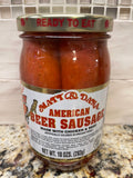 2 Jars Matt & Dana Spicy American Beer Sausage 10oz Wieners Chicken Beef