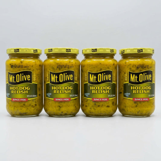 Mount Olive Hot Dog Mustard Pickle Relish, 12 oz