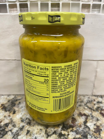 Mount Olive Hot Dog Mustard Pickle Relish, 12 oz