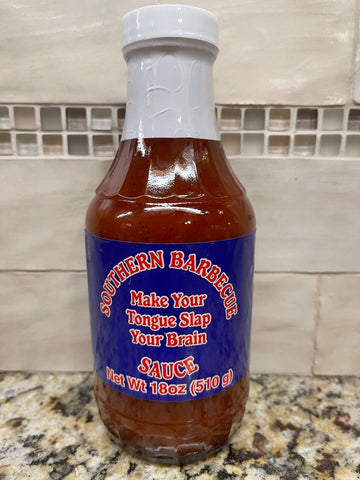 3 BOTTLES Southern Barbecue Slap Your Brain BBQ Sauce 18 oz Pork