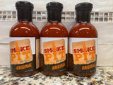 3 BOTTLES Smoke Pit Original BBQ Sauce 13.5 oz Pork Chicken Beef