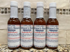 4 BOTTLES Samsons Sauce 5 oz Pork Chicken Steak Eggs Beef BBQ