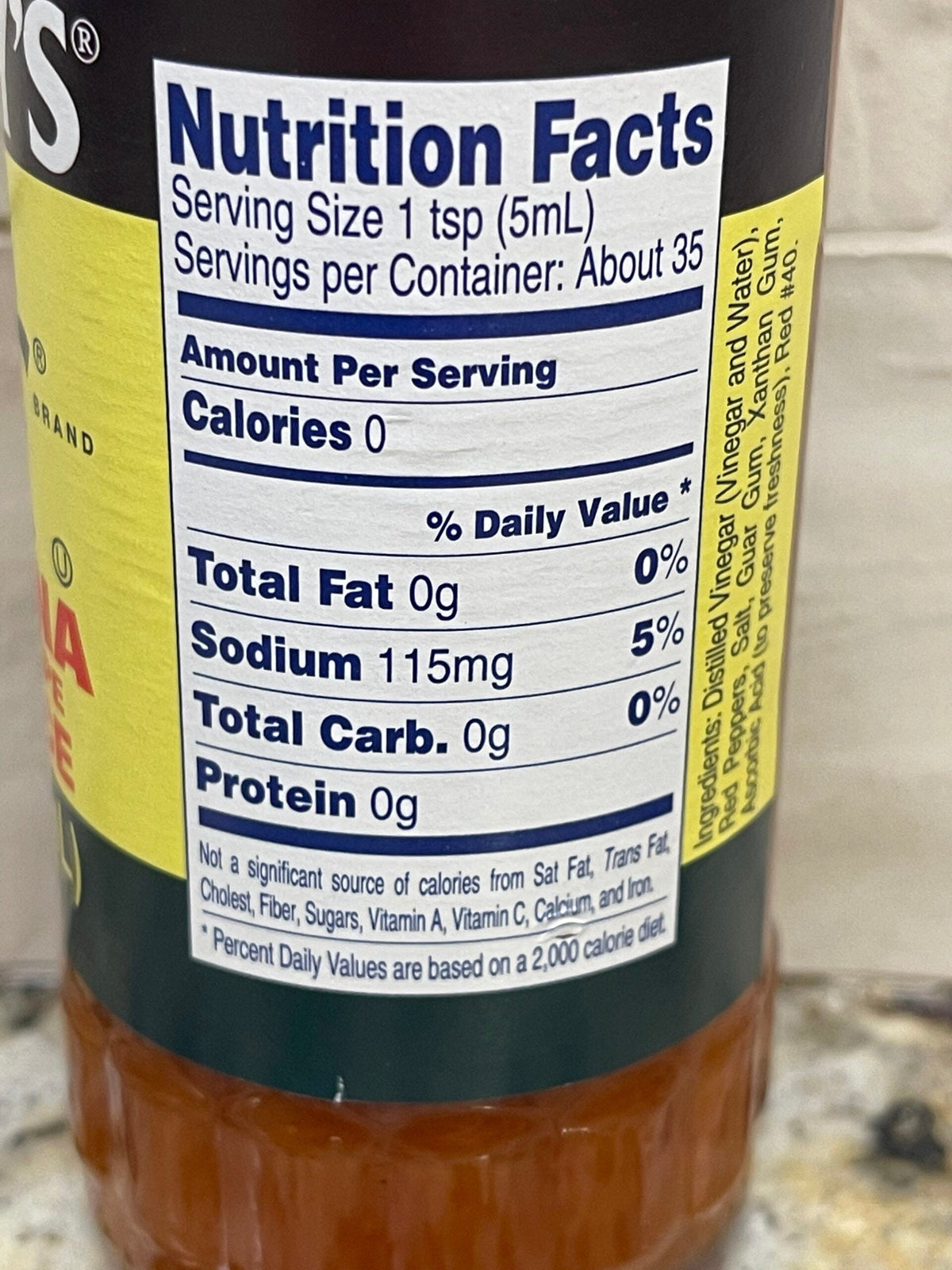 3 Bottles of Trappeys Louisiana Original Recipe Hot Sauce, 6 oz