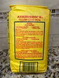 2 BAGS Atkinsons Enriched Yellow Corn Meal 2 lb Bag Flour Muffin