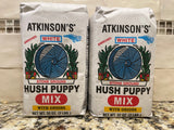 2 BAGS Atkinsons Enriched Hushpuppy Mix with Onions 2 lb Bag Flour Rings