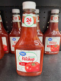 4 BOTTLES Great Value Tomato Ketchup Bottle 24 oz Catsup Fries Burger