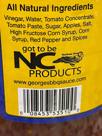 6 BIG Bottles George's Original Barbecue Sauce 32 oz BBQ Marinade Pork Dip