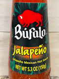 4 BOTTLES BUFALO Jalapeno Mexican Hot Sauce 5.3 oz Pepper Salsa Picante