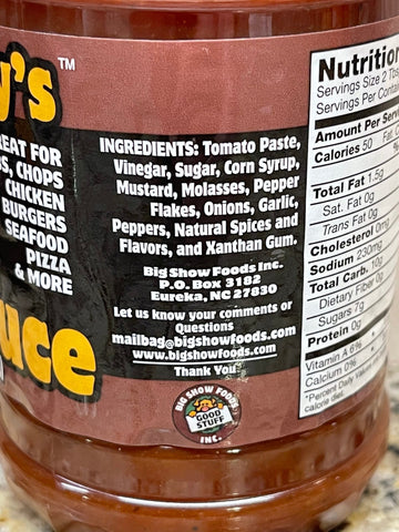 John Boy and Billy's Hot & Spicy Barbecue Grillin Sauce 19 oz Bottle BBQ Ribs