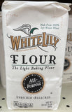 2 BAGS White Lily Enriched Bleached White All Purpose Flour 2 lb Bag