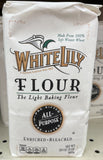 2 Bags of White Lily Enriched Bleached White All Purpose Flour, 2 lb