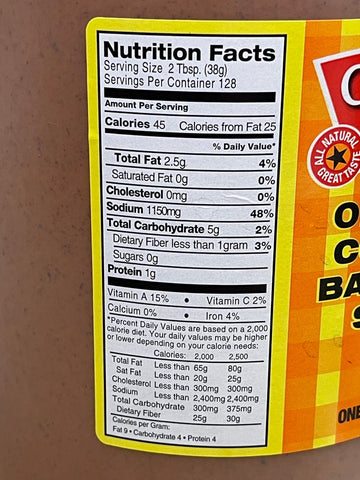 Carolina Treet BBQ Sauce, 128 oz