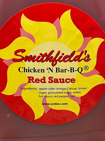 1 Gallon Smithfields Chicken 'N Bar-B-Q RED Sauce 128 oz BBQ Pork Dip NC SCNB