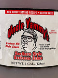 1 Gallon Uncle Yammy’s ORIGINAL Barbecue Sauce 128 oz Dip BBQ Eastern NC