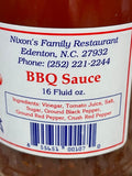 3 Bottles Nixon's Family Restaurant BBQ Sauce 16 oz Barbecue Dip Edenton NC