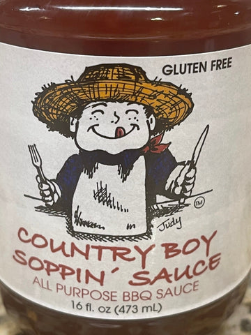 3 Bottles Country Boy Soppin Sauce 16 oz BBQ Dip Chicken Pork Shrimp NC