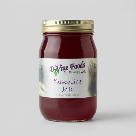 D'vine Foods Muscadine Jelly, 18 oz