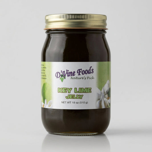D'vine Foods Key Lime Jelly, 18 oz