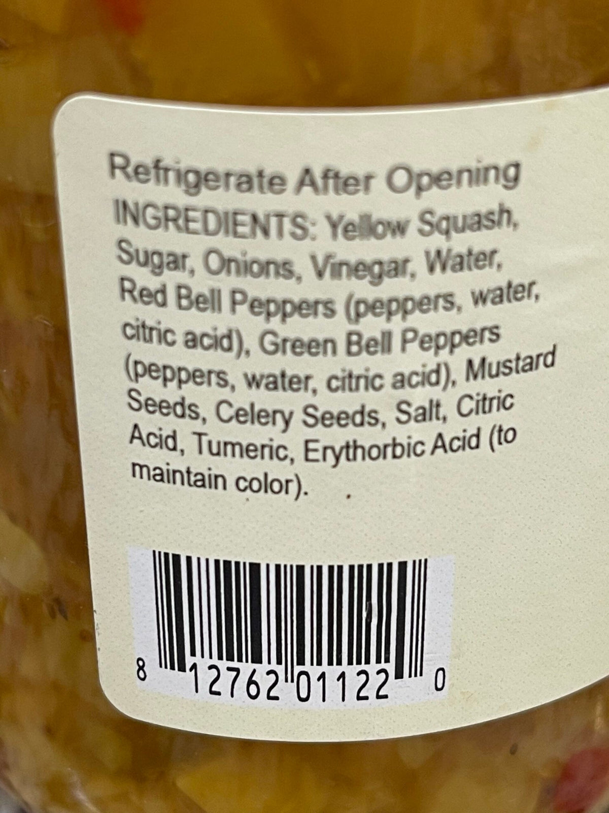 D'Vine Foods Nature's Pick Yellow Summer Squash Relish, 16 oz