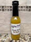 3 BOTTLES D'Vine Foods Mango Garlic Hot Sauce 5 oz Pork BBQ Pepper