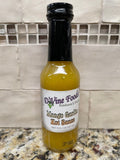 3 Bottles of D'Vine Foods Mango Garlic Hot Sauce, 5 oz