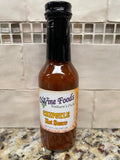 3 BOTTLES D'Vine Foods Chipotle Hot Sauce 5 oz Pork BBQ Pepper Taco