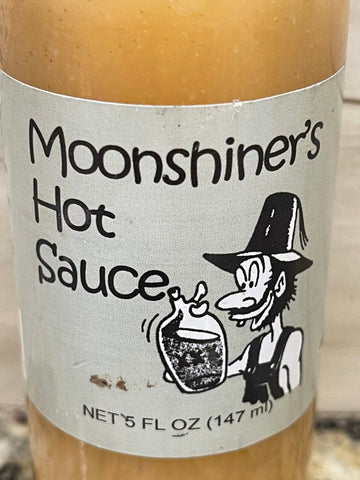 3 BOTTLES D'Vine Foods Moonshiner's Hot Sauce 5 oz Pepper Moonshine