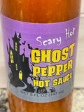 3 BOTTLES D'Vine Foods Scary Hot Ghost Pepper Hot Sauce 5 oz Habanero