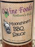 3 Bottles of D'Vine Foods Moonshiner's BBQ Sauce, 12 oz